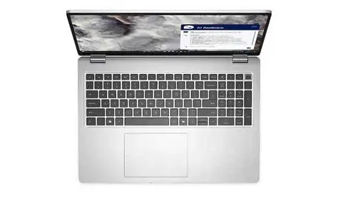لابتوب ديل برو 16، انتل كور ألترا 7، 16 جيجابايت، 512 جيجابايت SSD، شاشة 16 بوصة، فضي