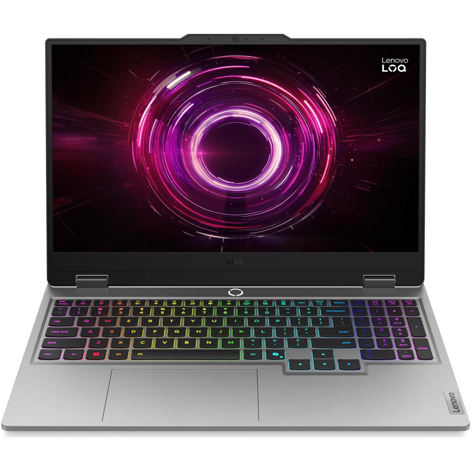 لابتوب لينوفو لوك 15AHP10 للألعاب، معالج AMD Ryzen 7، رام 32 جيجابايت، 1 تيرابايت SSD، كرت شاشة RTX 5050، شاشة 15.6 بوصة 144Hz - لون رمادي