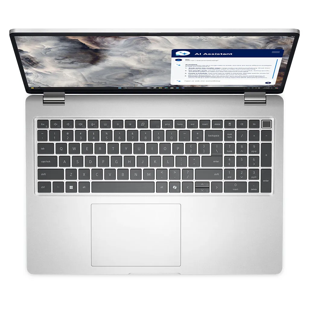 لابتوب ديل برو 14، انتل كور ألترا 5، 8 جيجابايت رام، 512 جيجابايت SSD، شاشة 14 بوصة FHD - فضي